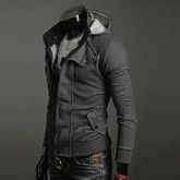 Jaqueta Casual com capuz de lã para homens